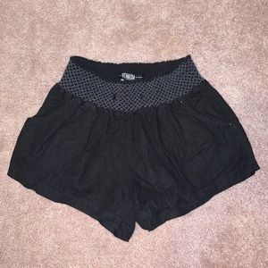 Black Shorts with Cute Stretchy Band
